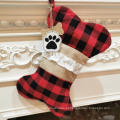 2021New Christmas Pet Socks Decorações de Natal Decorações de Natal Bolsa de Presente Supplies de férias